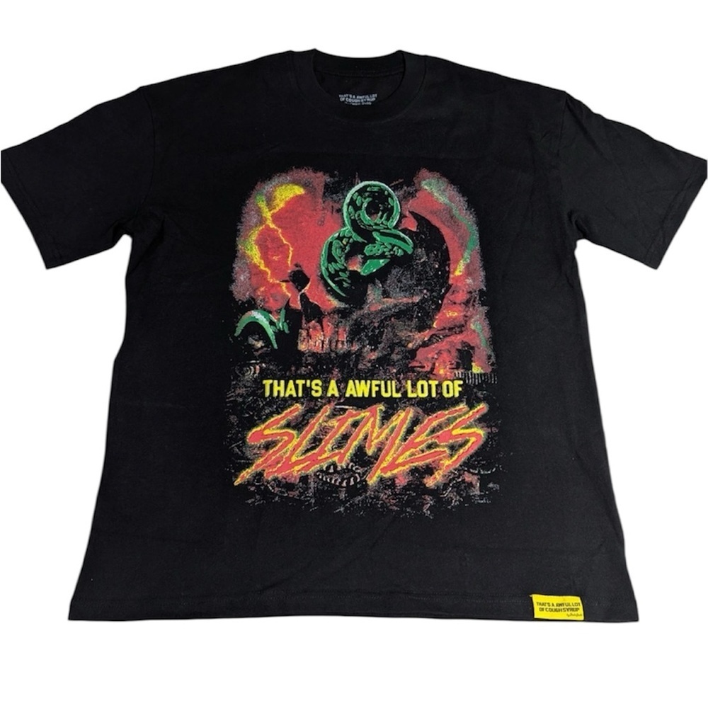 That’s A Awful Lot Of Cough Syrup Slimes Tee Black Sz L NWT